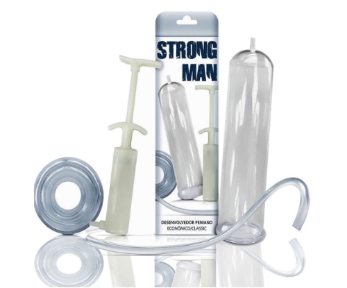 Bomba Peniana manual com sistema alavanca – Strong Man